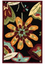 Nourison Fantasy FA12 BLACK Area Rugs